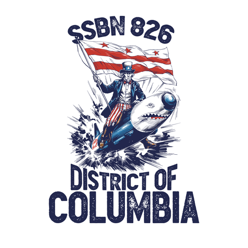 Flag design with the title 'NLA - Uncle Sam Missile'