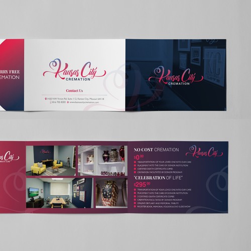 A4 design with the title 'Kanas City Brochure'