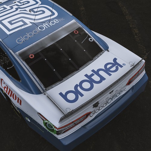 Livery design with the title 'Nascar Livery design'