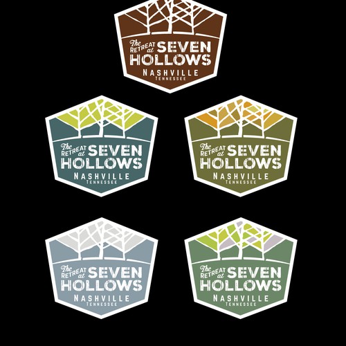 House brand with the title 'Rustic Modern Camp logo '