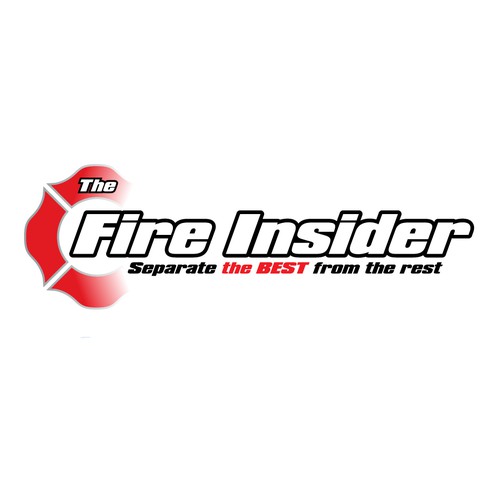 Firefighter logo with the title 'The Fire Insider'