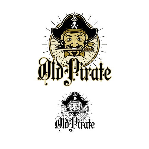 Pirate logo with the title 'Old Pirate Logo'
