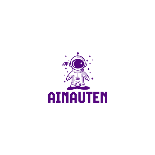 Astronaut logo with the title 'Astronaut Logo '