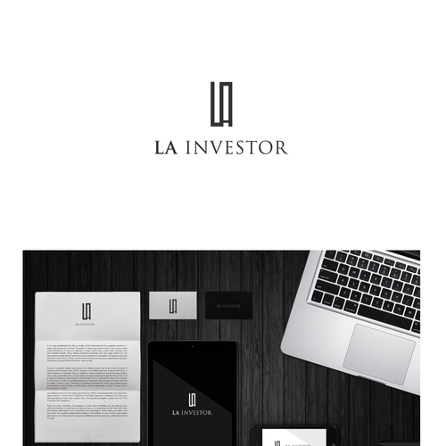 Investment brand with the title 'Logo for Real Estate investment firm in LA'