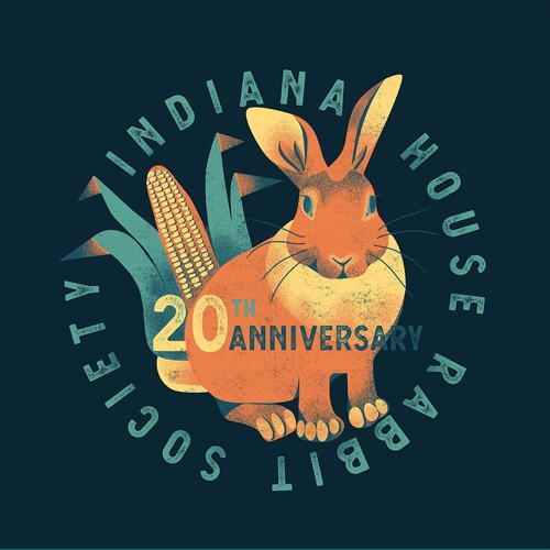 Anniversary t-shirt with the title 'Rabbit'