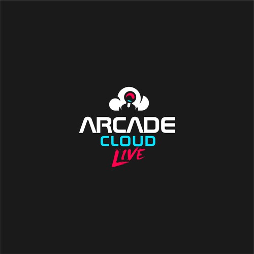 Pinball logo with the title 'Arcade Cloud  Live'