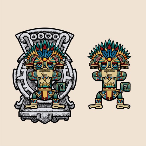 Ethnic design with the title 'tattoo'