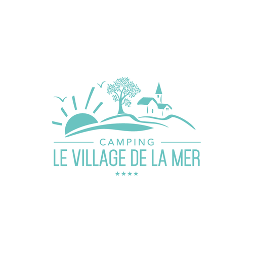 French logo with the title 'Le village de la mer'