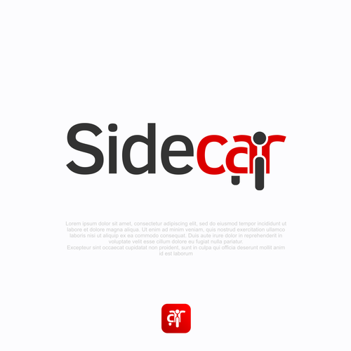 Motorcycle brand with the title 'logo design'