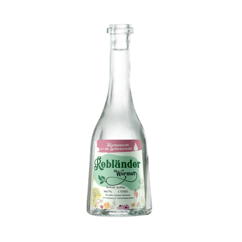 Alcohol packaging with the title 'wine label'