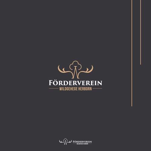 Zoo logo with the title 'Forderverein Wildgehege Herborn'