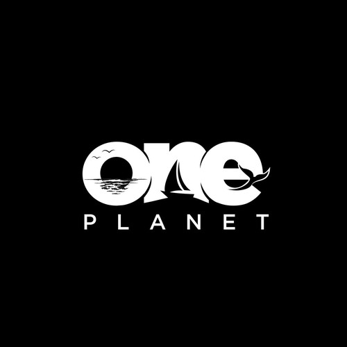 Sailing logo with the title 'Logo for One Planet'