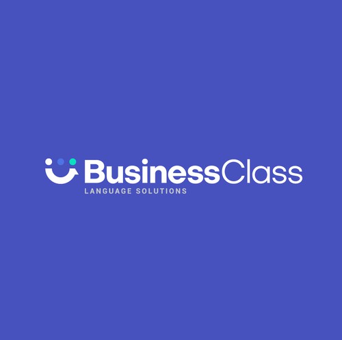 Language design with the title 'Business Class Logo'