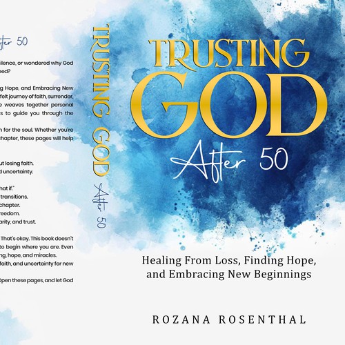 Trust design with the title 'Trusting God after 50'