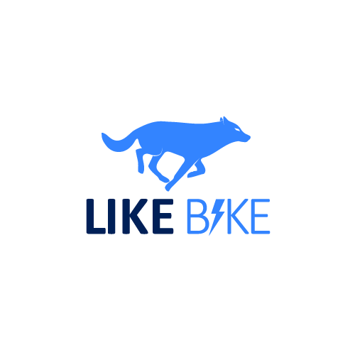Husky logo with the title 'Like Bike - Blue Husky '