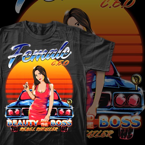 Accounting t-shirt with the title 'Beauty and the Boss'