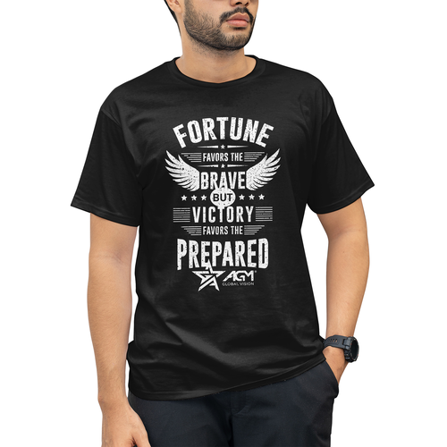 Quote t-shirt with the title 'AGM T-shirt Design'