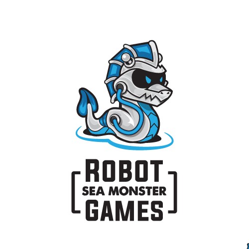 Dragon logo with the title 'Create a logo for a video game company'