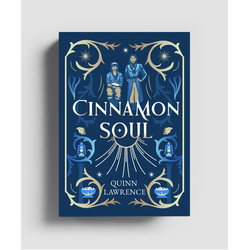 Book cover with the title 'Fantasy book cover'