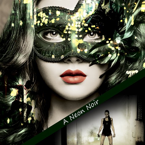 Cool book cover with the title 'Hard Hitting Masquerade Fiction Cover'