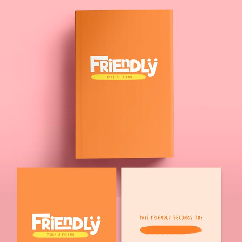 Journal design with the title 'Girly Diary'