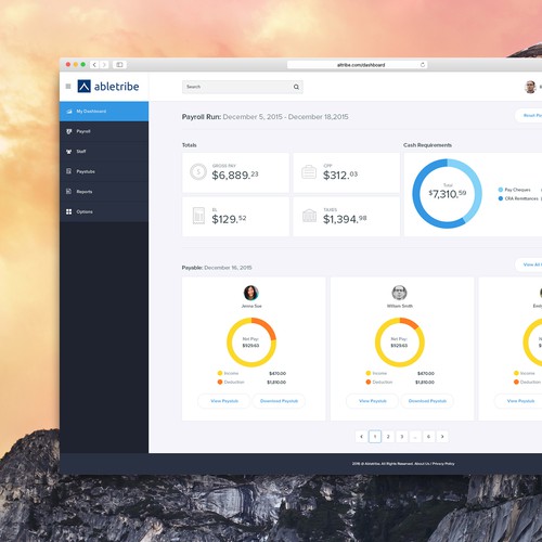 Graph design with the title 'Able Tribe Design Entry'