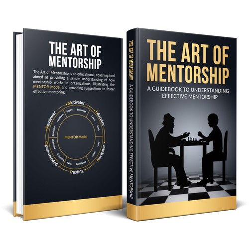 Inspirational book cover with the title 'Mentorship For Working Professionals - The Art Of Mentorship'