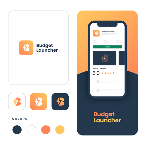 Budget design with the title 'Budget Launcher'