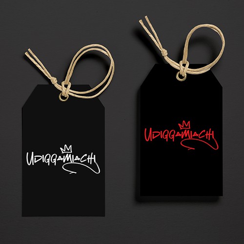 Clothing line logo with the title 'Udiggamiachi'