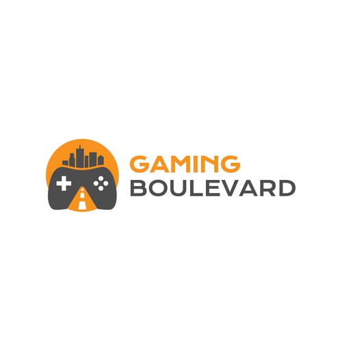 Skyline design with the title 'Logo for Gaming Boulevard '