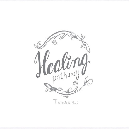 Marker logo with the title 'logo to heal'