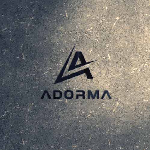 Music production logo with the title 'Adorma logo for House and EDM Music'