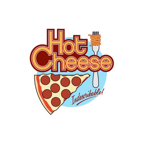 Pizza brand with the title 'Hot Cheese'