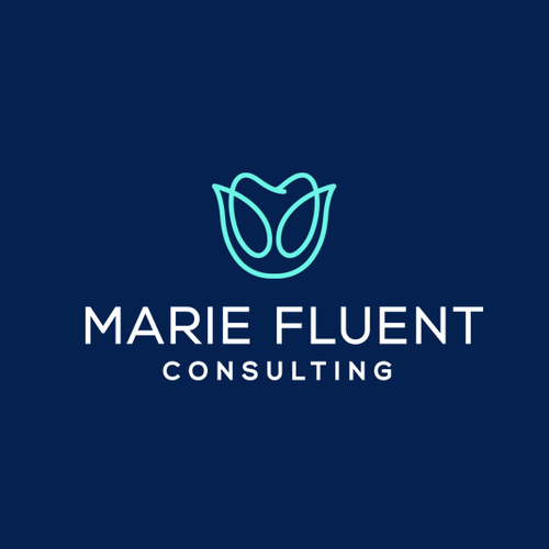 Dental logo with the title 'Marie fluent'