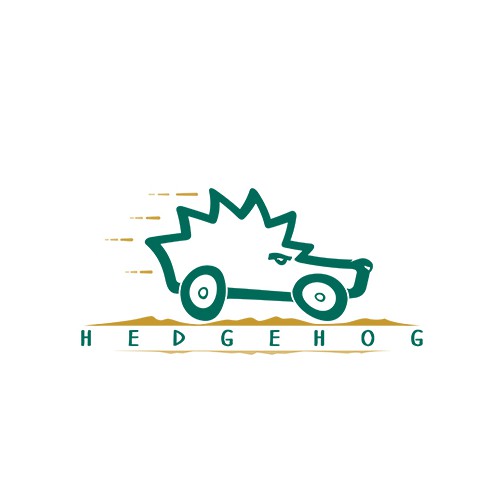 Hedgehog design with the title 'Hedgehog - Car Insurance'