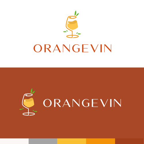 Rust design with the title 'Orangevin'