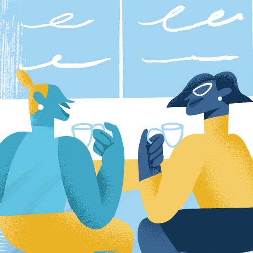 Nonprofit brand with the title 'Mental Health'