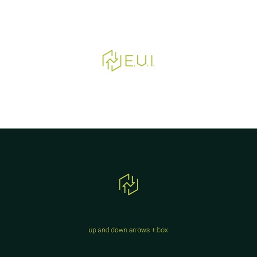 Arrow down logo with the title 'Plastics Recycling logo'