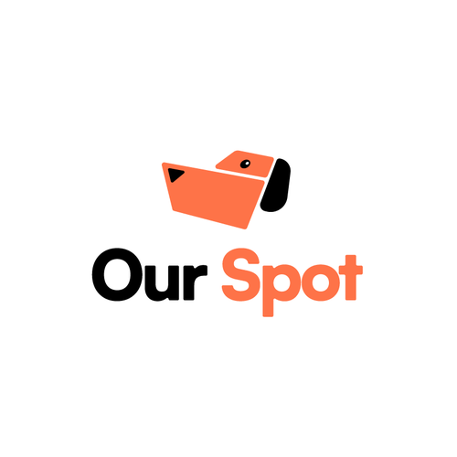 Laptop logo with the title 'Dog and laptop combined logo concept'