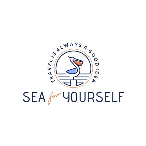Sea logo with the title 'Sea For Yourself Logo'