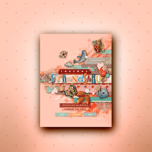 Book cover with the title 'Instant friendship'