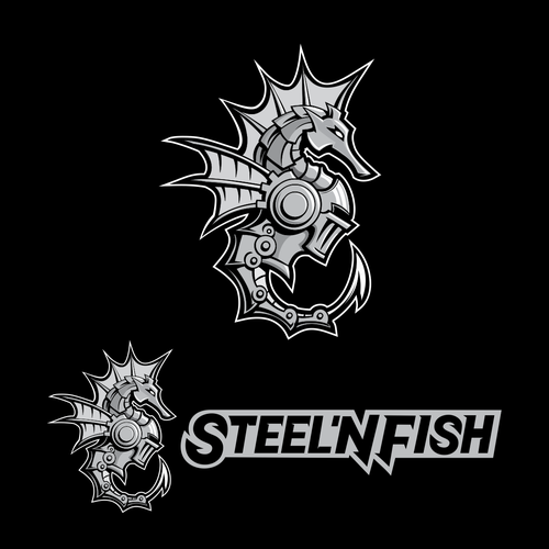 Fishing boat logo with the title 'Fishing Boat Logo'