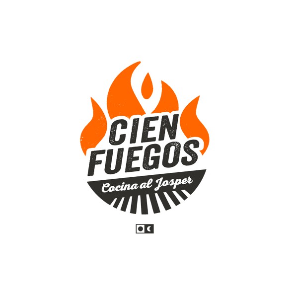 Poster logo with the title 'Cocina a la Brasa o Josper'