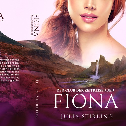 Time travel book cover with the title 'Fiona (Der club der Zeitreisenden)'