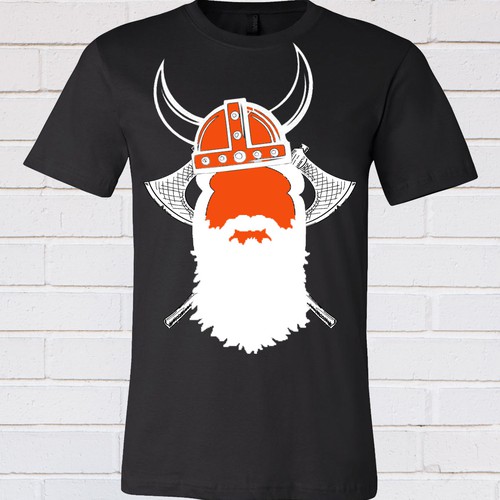 Beard t-shirt with the title 'Startup culture playful Viking theme'