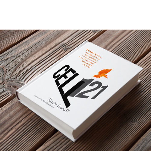 White background design with the title 'bold minimalist book cover'