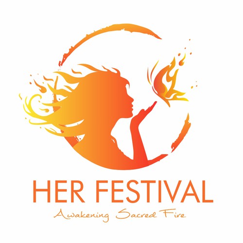 Festival brand with the title 'Women's Yoga + Art Festival'
