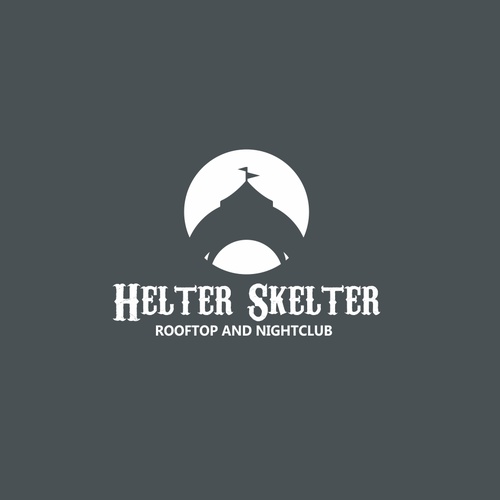 Tent design with the title 'Helter Skelter'
