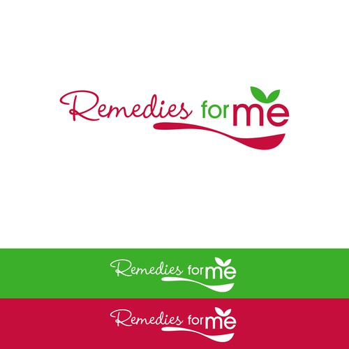 Spoon logo with the title 'Logo concept designed for an online business dealing with home natural remedies. [November 2015]'