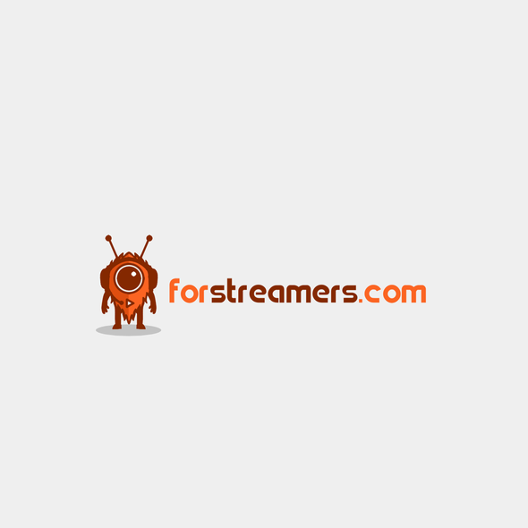 拖缆标志的标题的赢家标志为“forstreamers.com”的